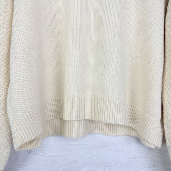 Tuckernuck Hyacinth House Francine Sweater Size XL Embroidered Flowers Cream - Picture 7 of 16